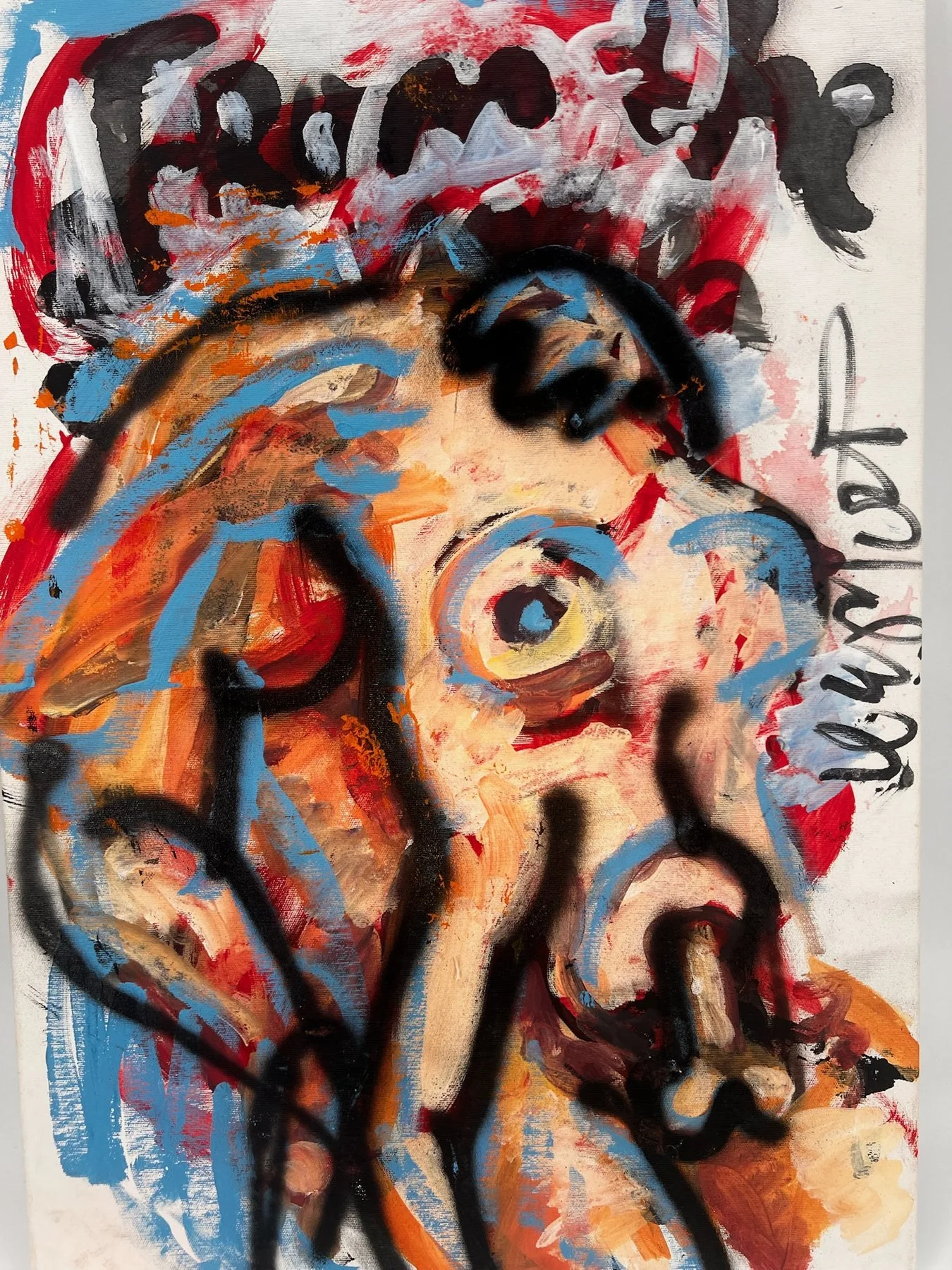 Peter Klashorst, From the Heart, mixed media on canvas, 80 × 55 cm — photo 3