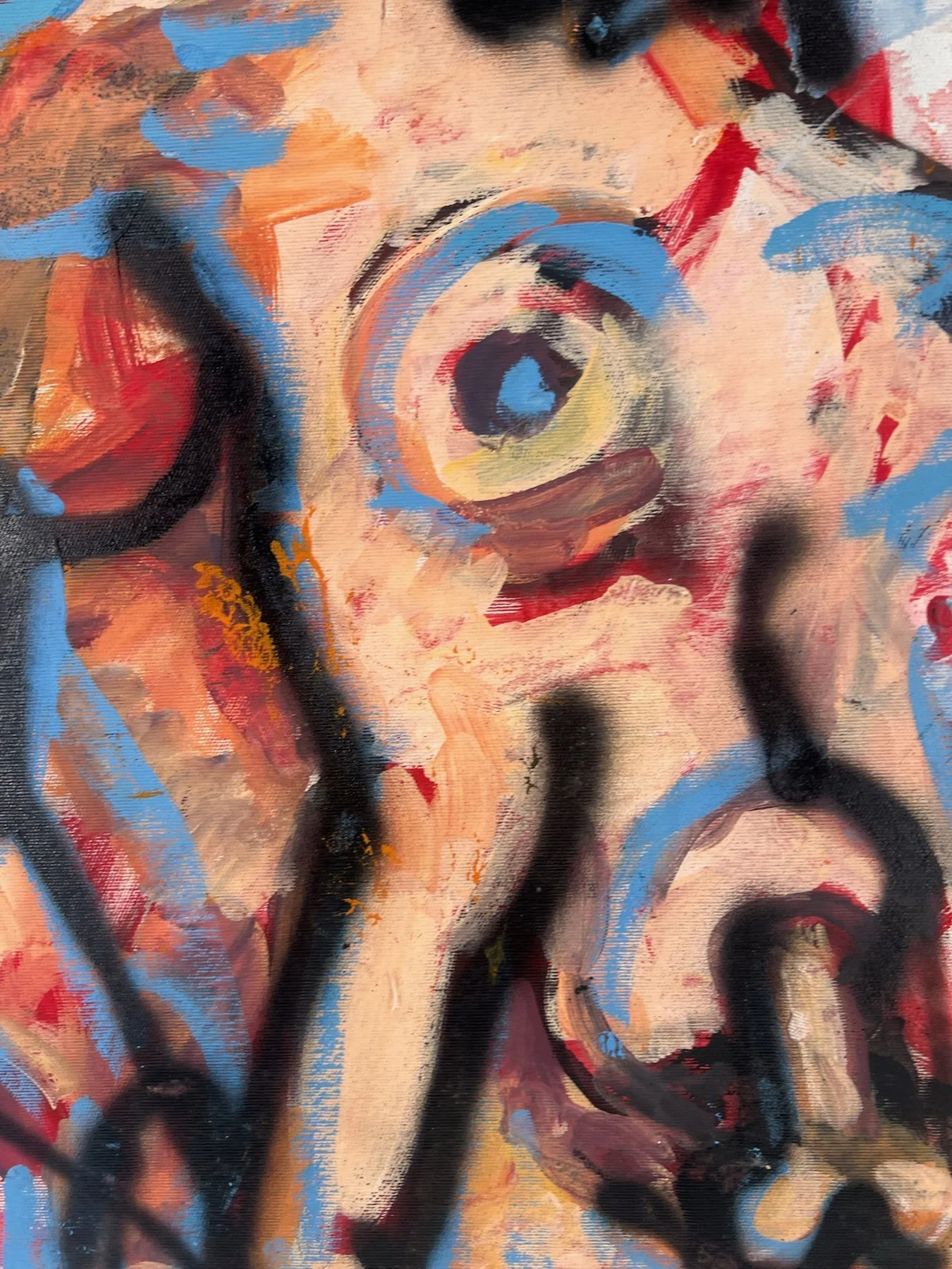 Peter Klashorst, From the Heart, mixed media on canvas, 80 × 55 cm — photo 7