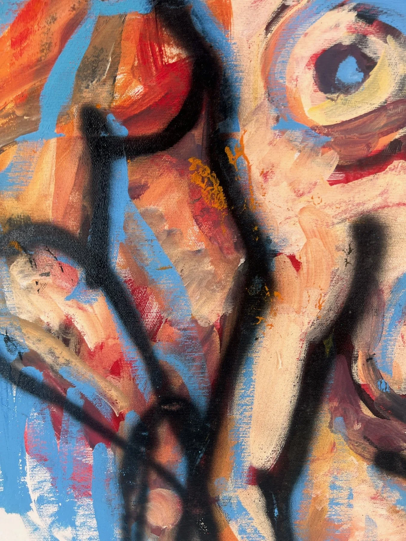 Peter Klashorst, From the Heart, mixed media on canvas, 80 × 55 cm — photo 8