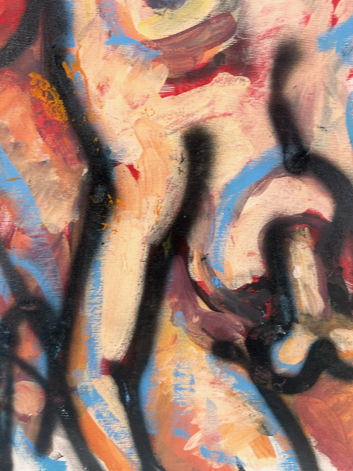 Peter Klashorst, From the Heart, mixed media on canvas, 80 × 55 cm — photo 9
