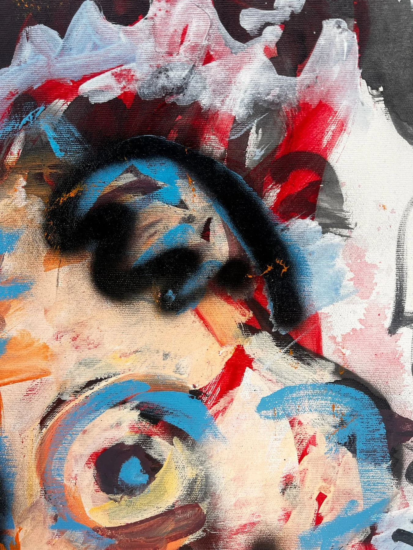 Peter Klashorst, From the Heart, mixed media on canvas, 80 × 55 cm — photo 14