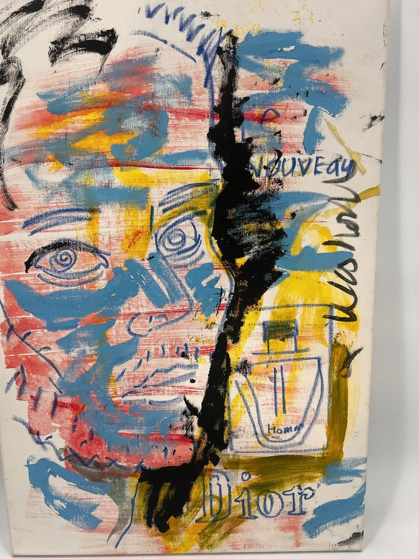 Peter Klashorst, Dior II, mixed media on canvas, 80 × 55 cm — photo 2