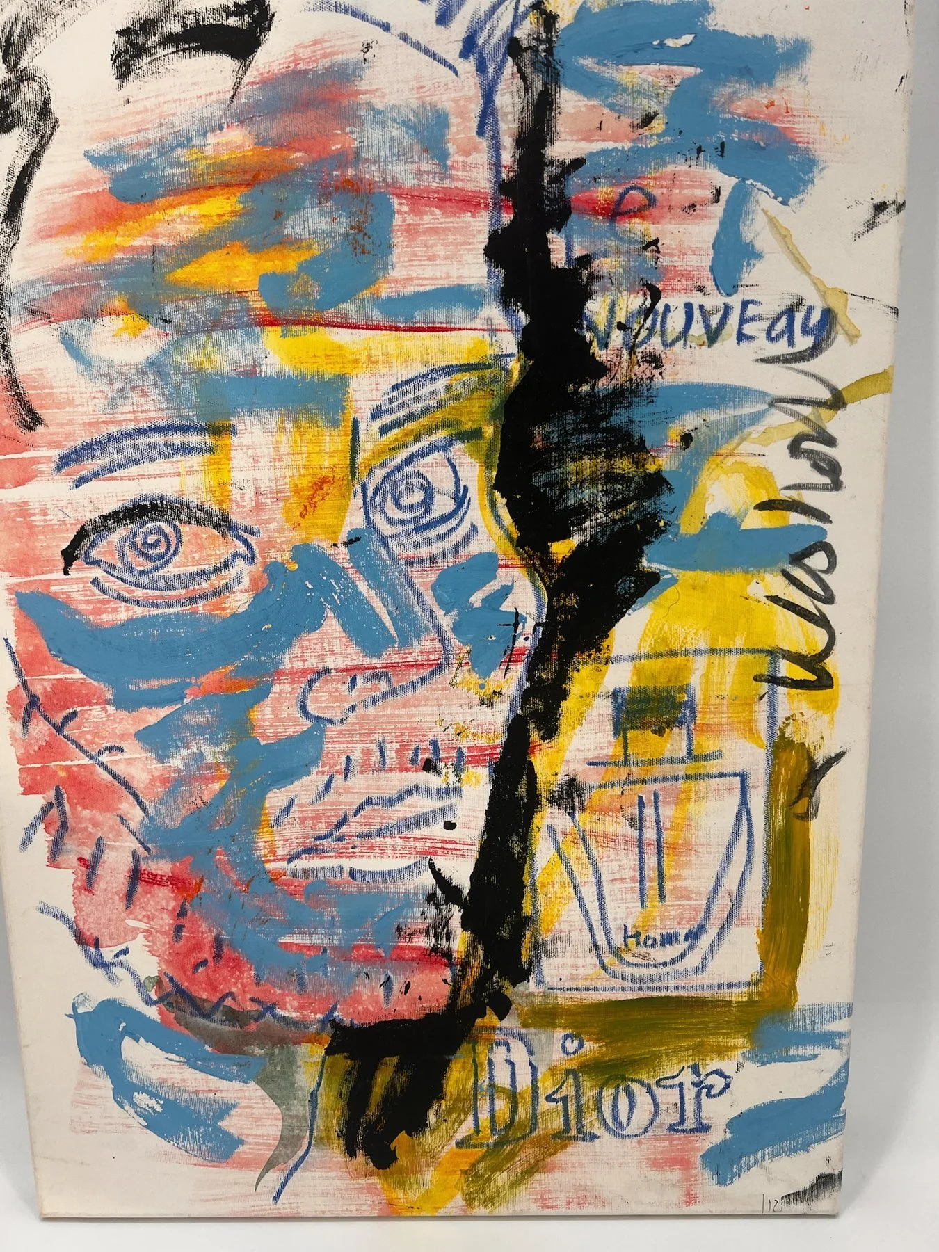 Peter Klashorst, Dior II, mixed media on canvas, 80 × 55 cm — photo 3