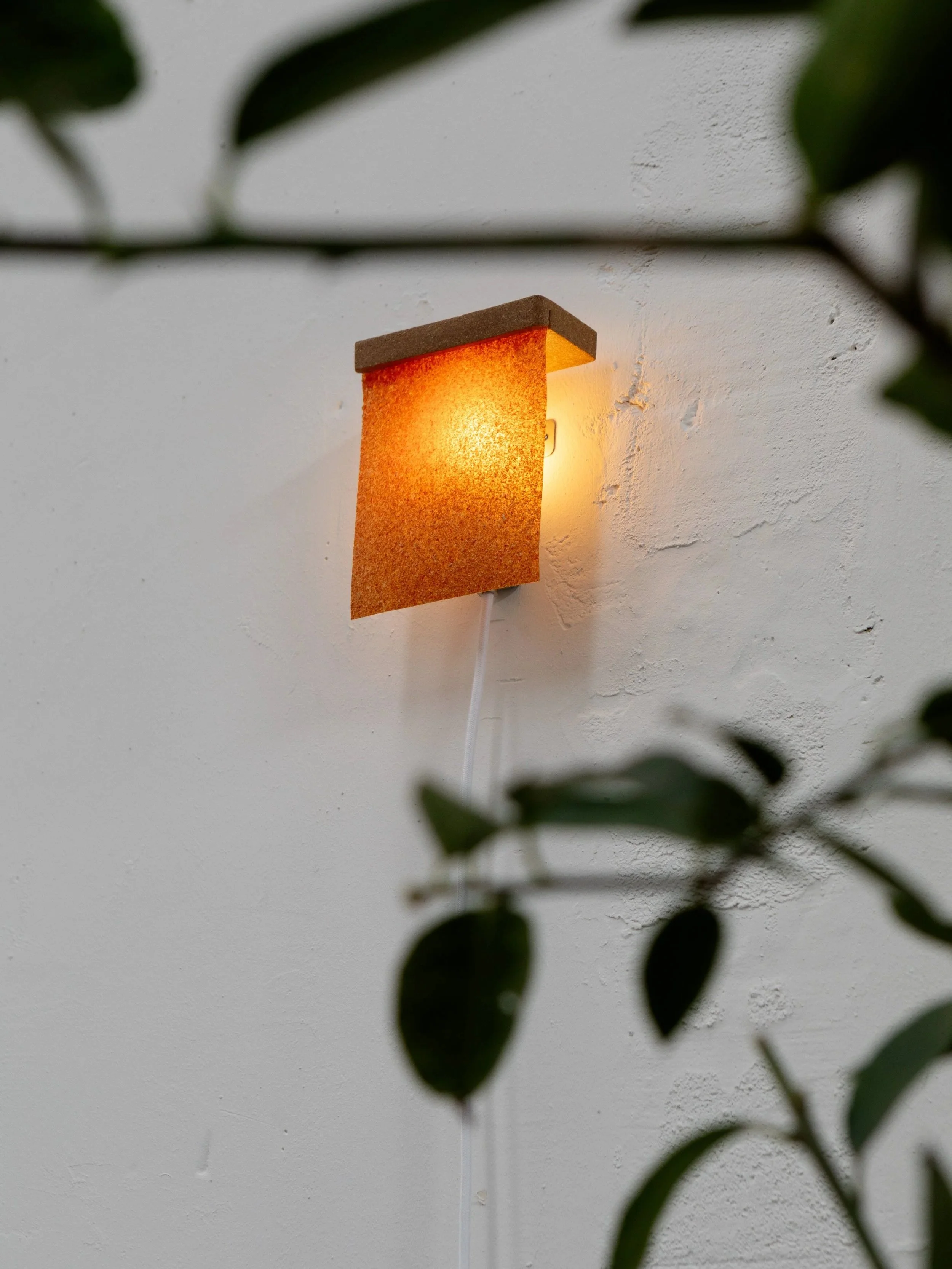 WALL SCONCE 1.0 SPELT HUSK