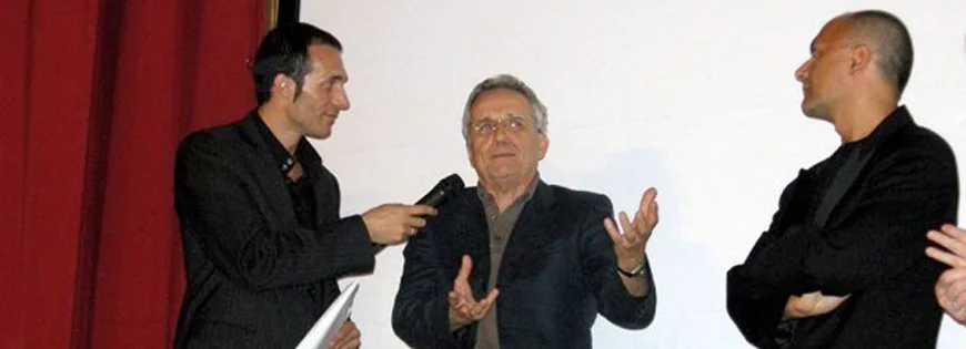 Nella foto Max Laudadio, Marco Bellocchio e Riccardo Giagni.