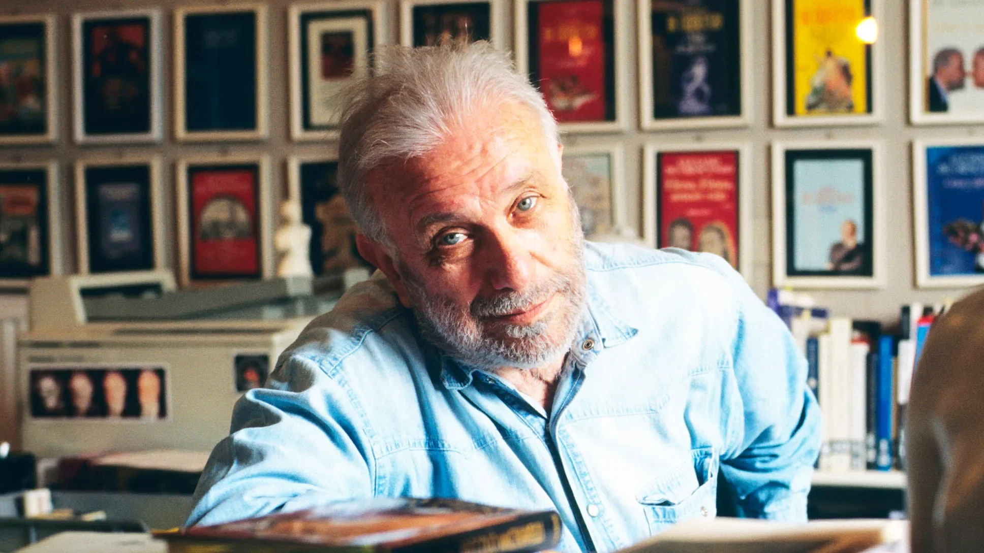 Luciano De Crescenzo e Alessandro Haber alla terza edizione del Premio Nascimbene di musiche per film