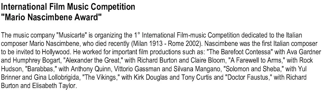 Articolo giornalistico.