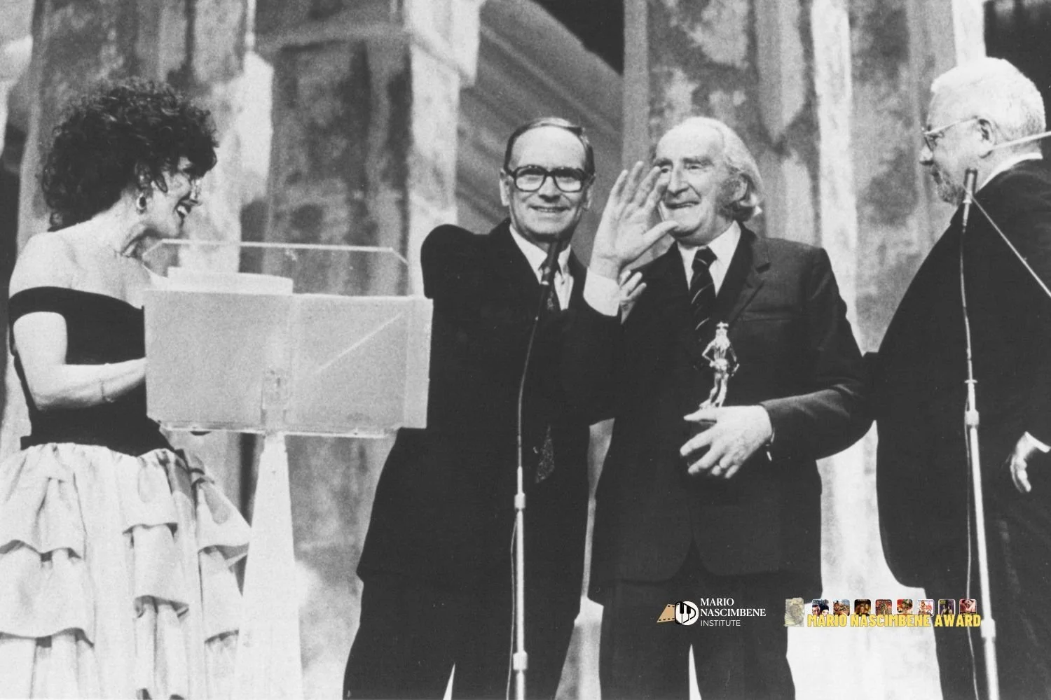 Premio David di Donatello alla Carriera a Mario Nascimbene, 1991.