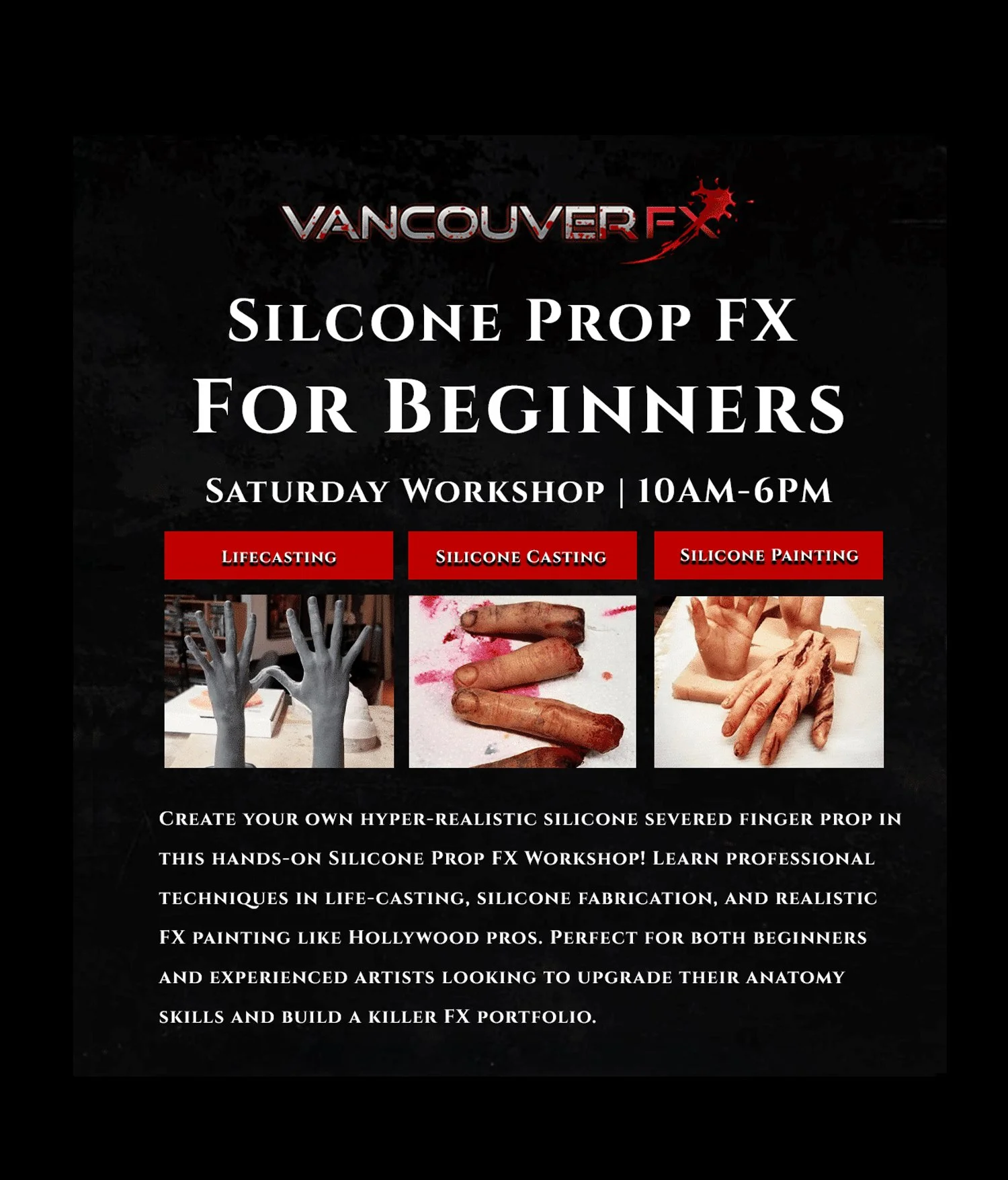 Silicone Prop FX For Beginners - Saturday, May 9th, 2026