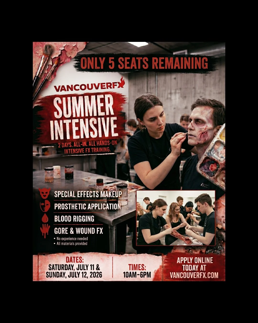 Summer Intensive 2 Day FX Workshop: July 11 & July 12, 2026 (Click Image for Details)