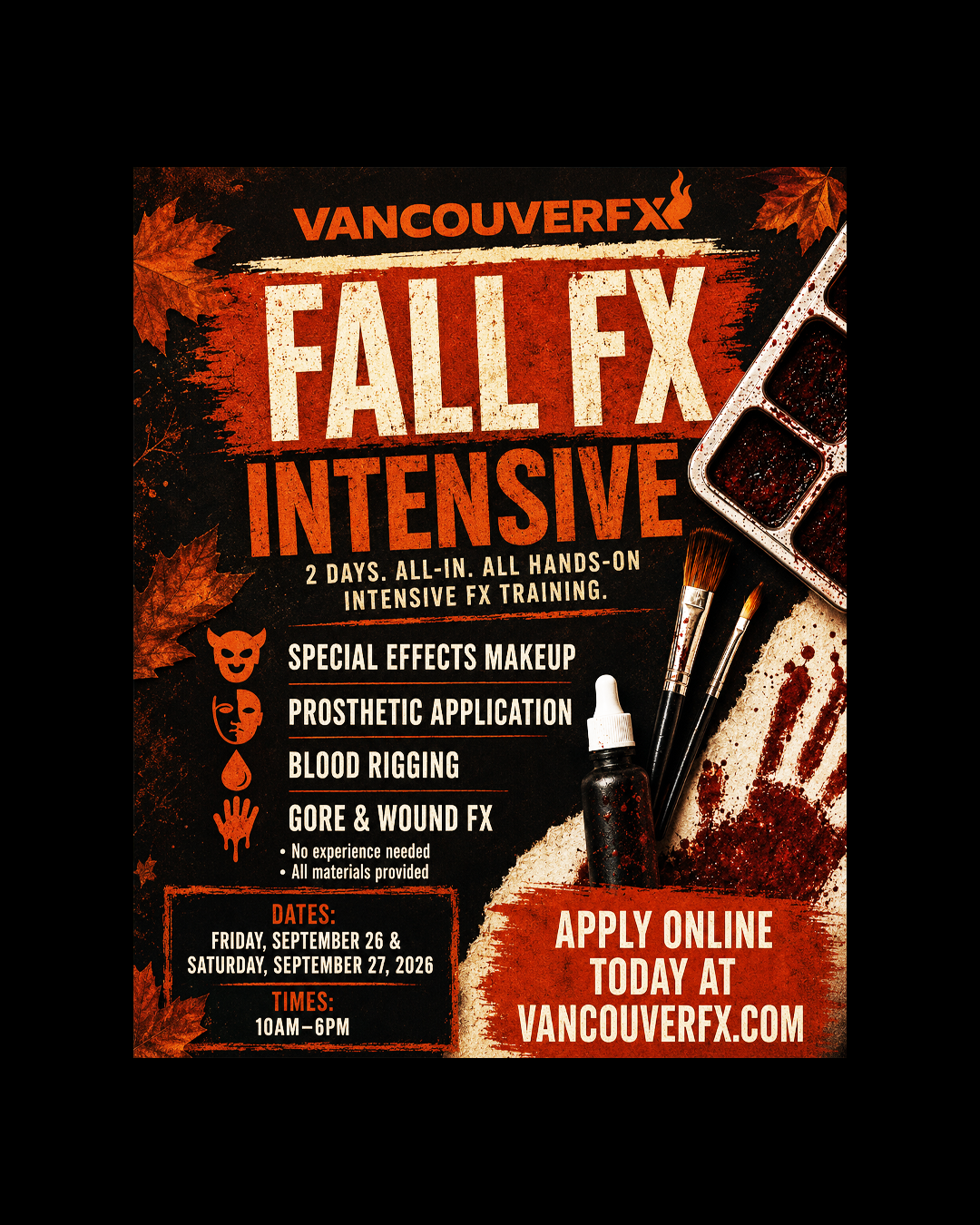 Fall Intensive 2 Day FX Workshop: September 26 & September 27, 2026 (Click Image for Details)