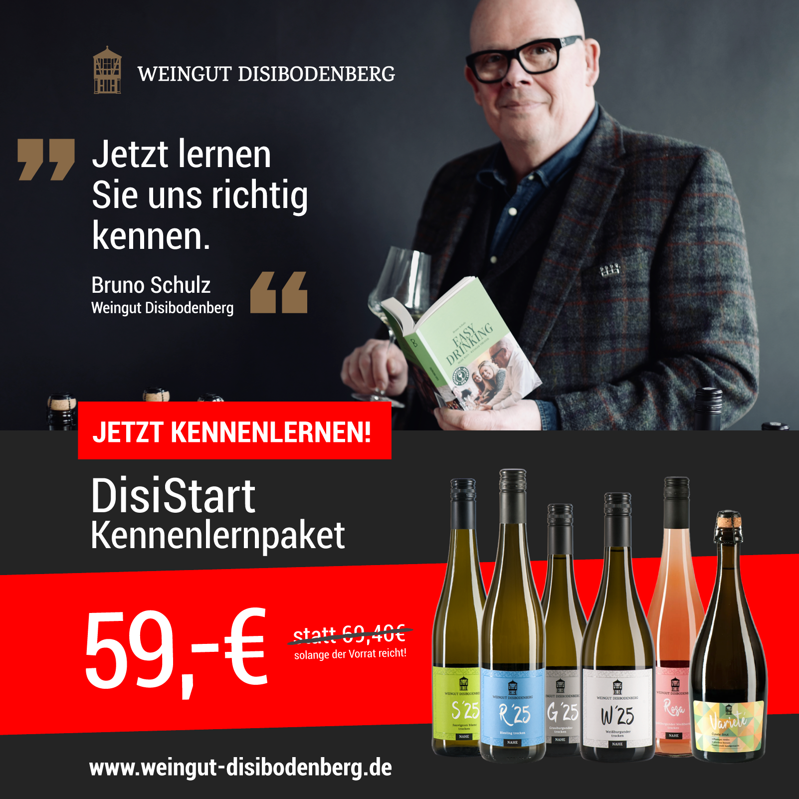 DisiStart:6 Flaschen - 1 guter Anfang!