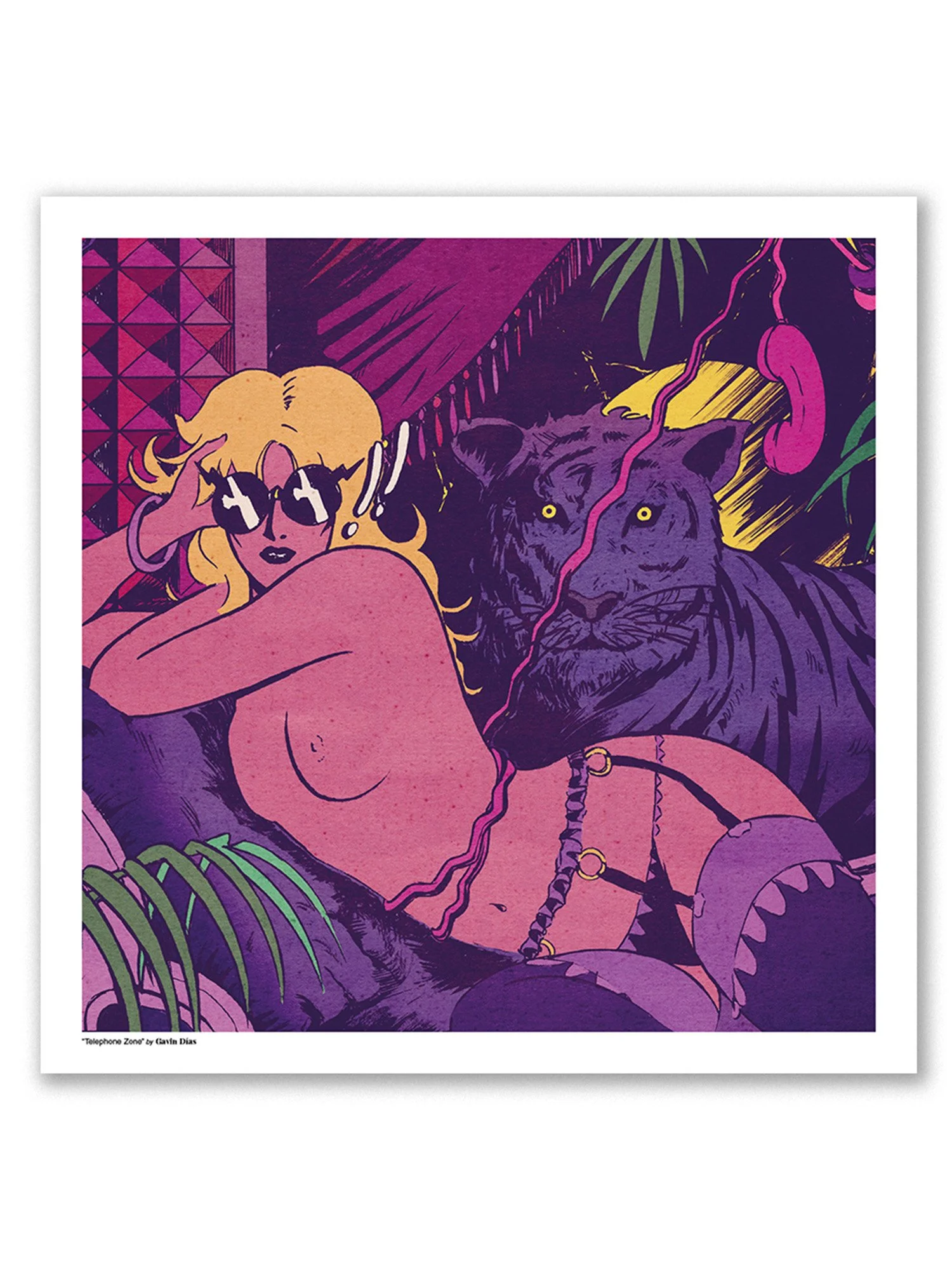 "Telephone Zone" (23x23cm) Print