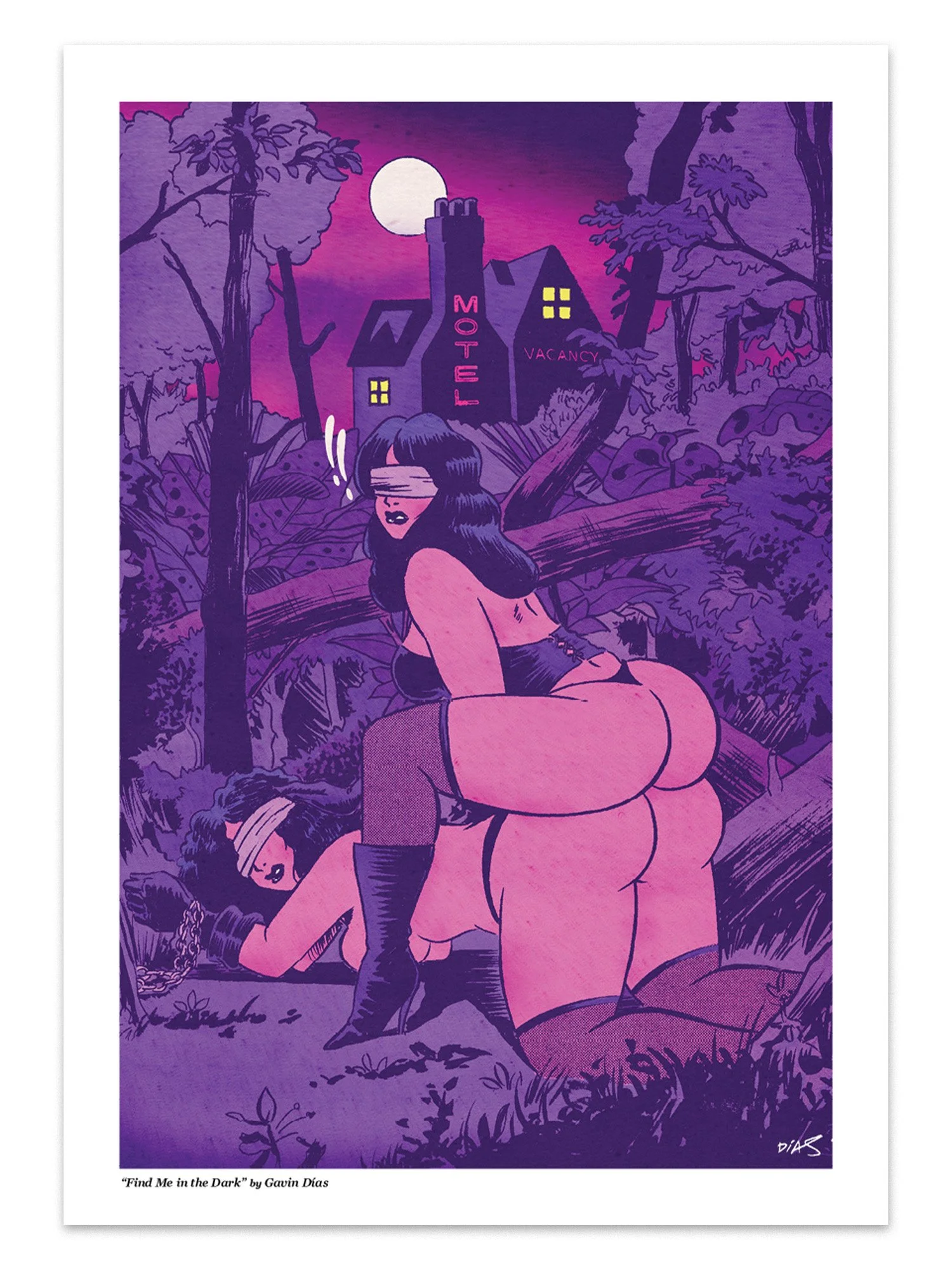 "Find Me In The Dark" (8 x 5") Print