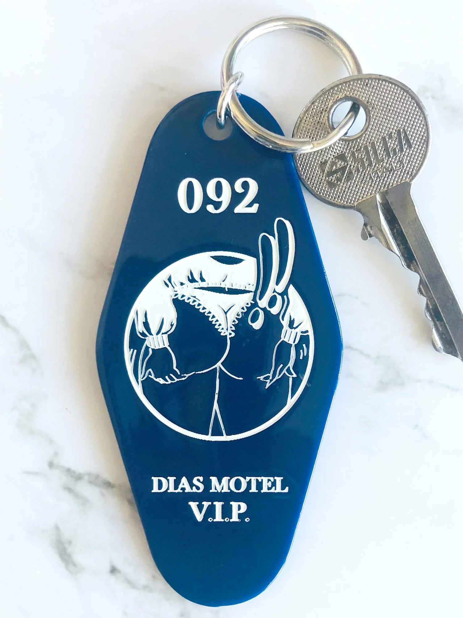 Dias Motel Key Tag 092 (Indigo)
