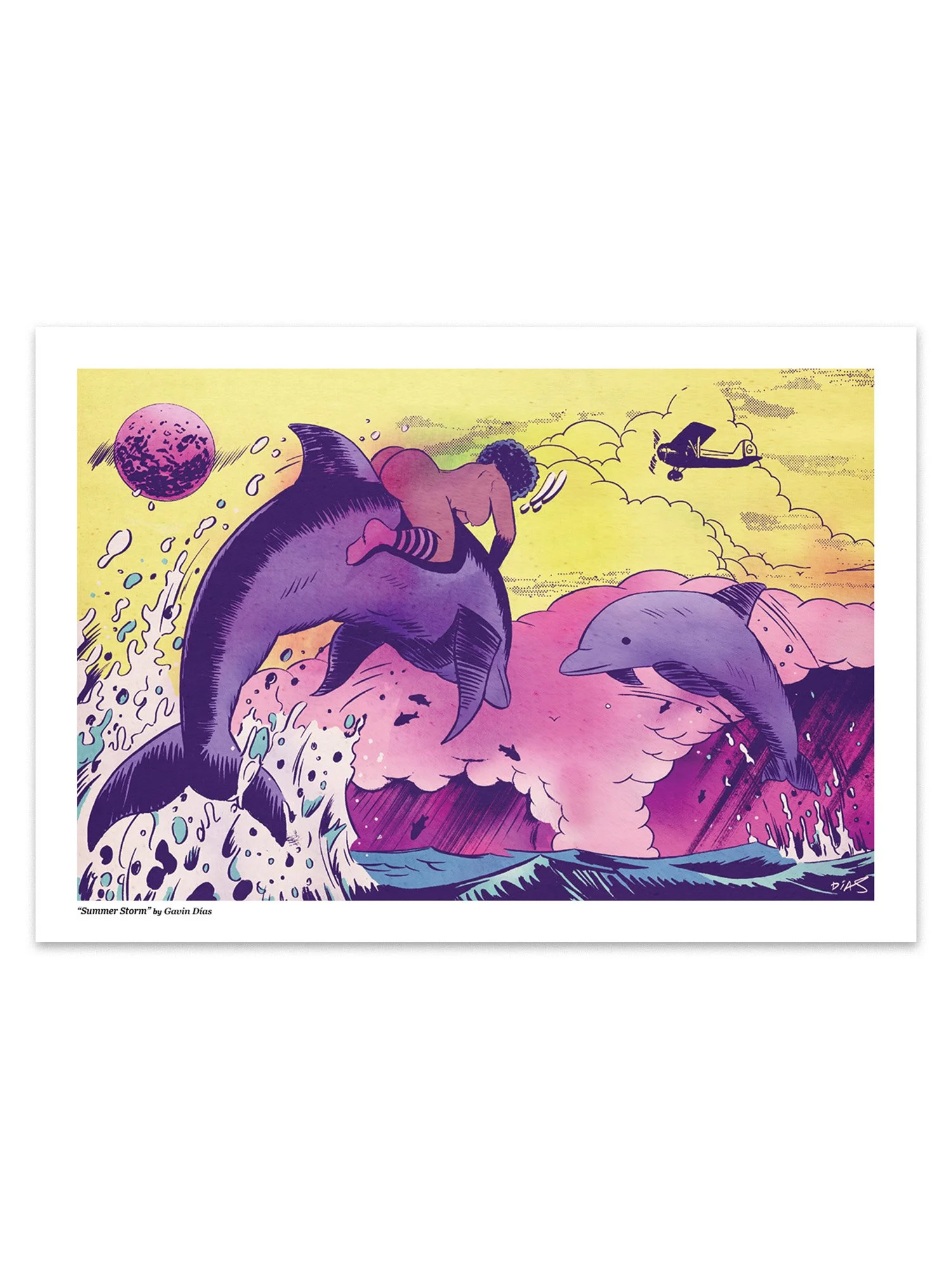 "Summer Storm"  (8 x 5") Print