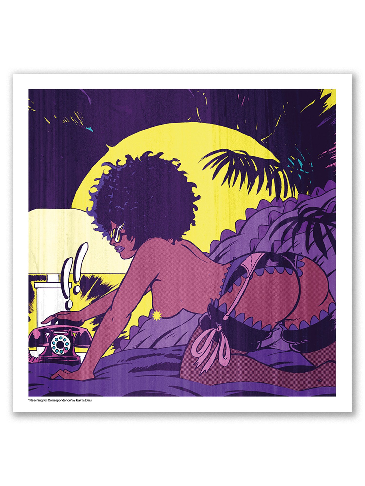 "Reaching For Correspondence" (23x23cm) Print