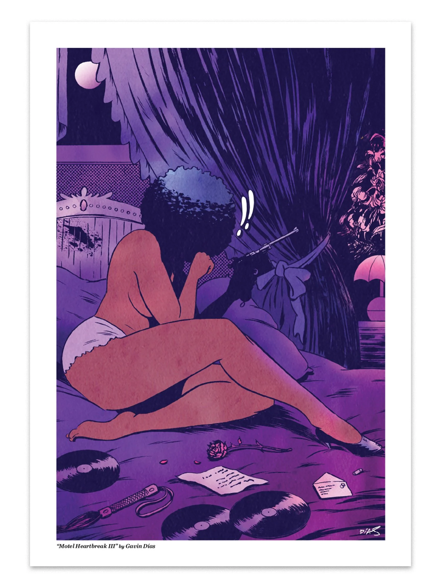 "Motel Heartbreak III" (8 x 5") Print