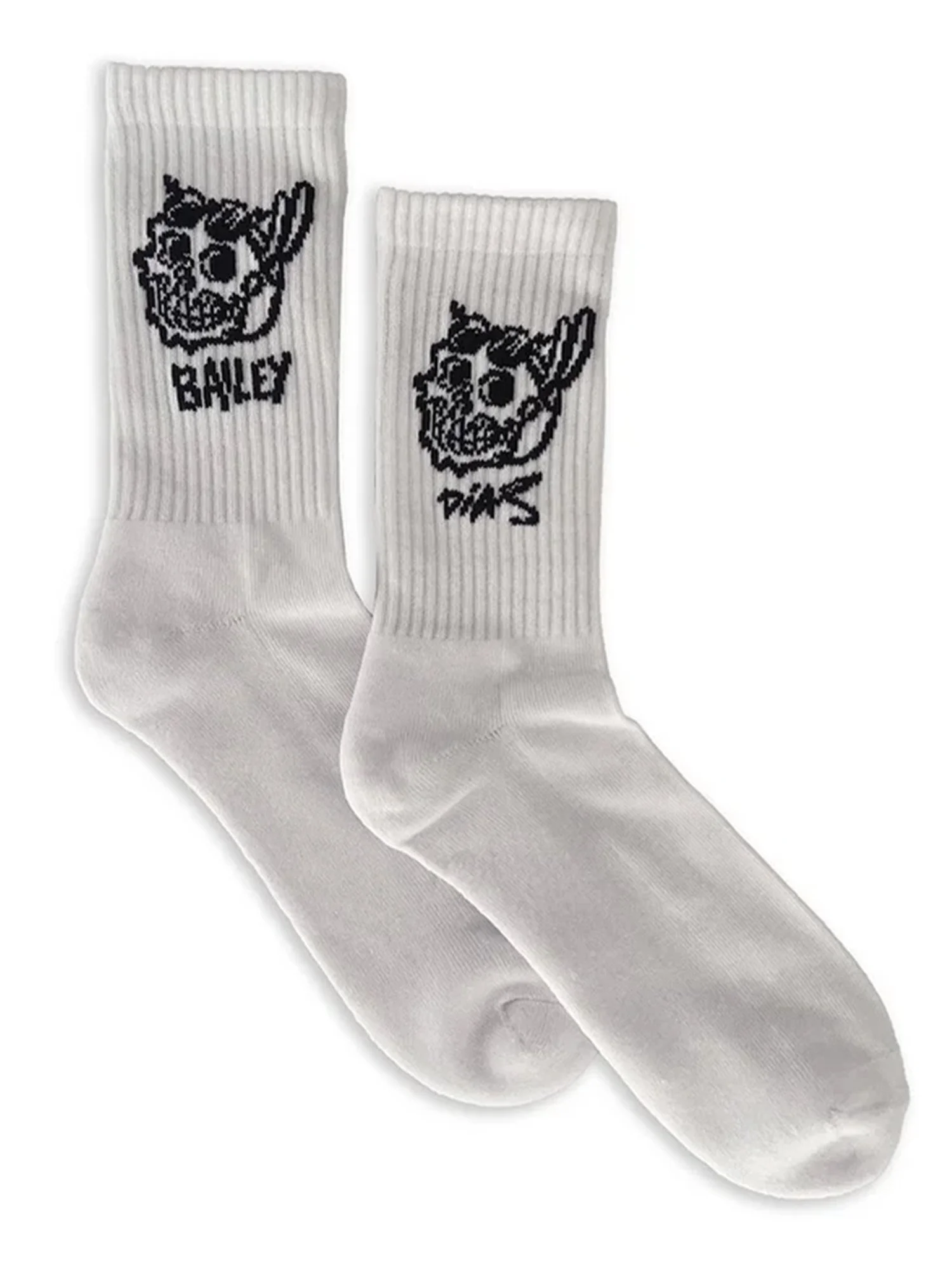 Bailey/Dias Socks (White)