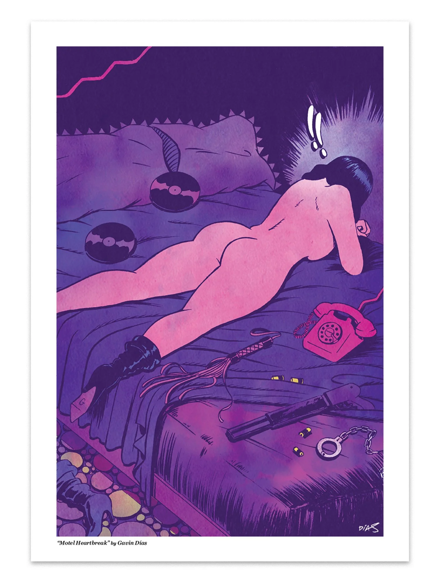 "Motel Heartbreak" (8 x 5") Print