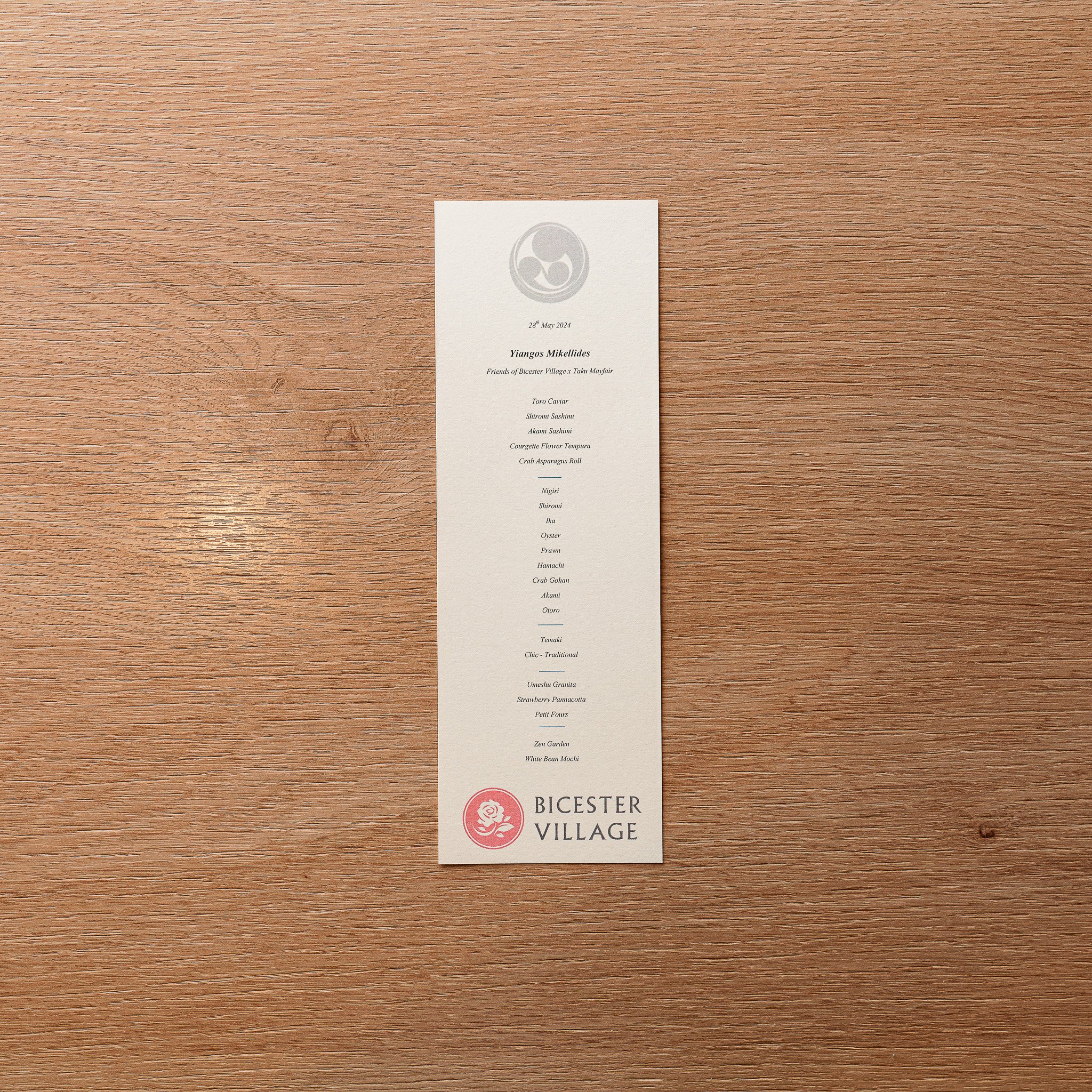 Bicester Village X TAKU