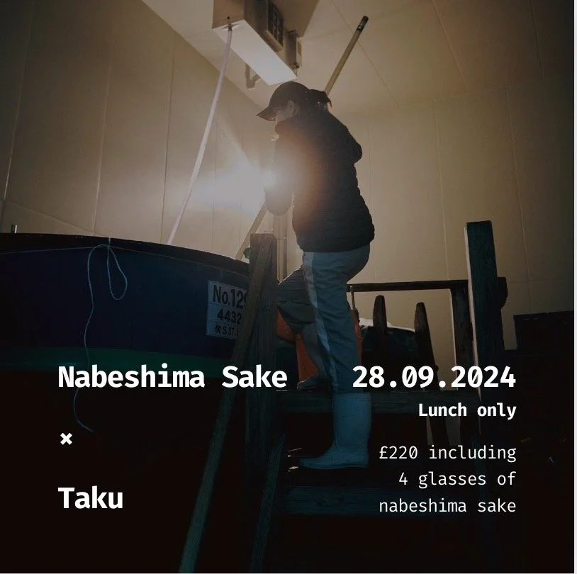 TAKU X NABESHIMA SAKE