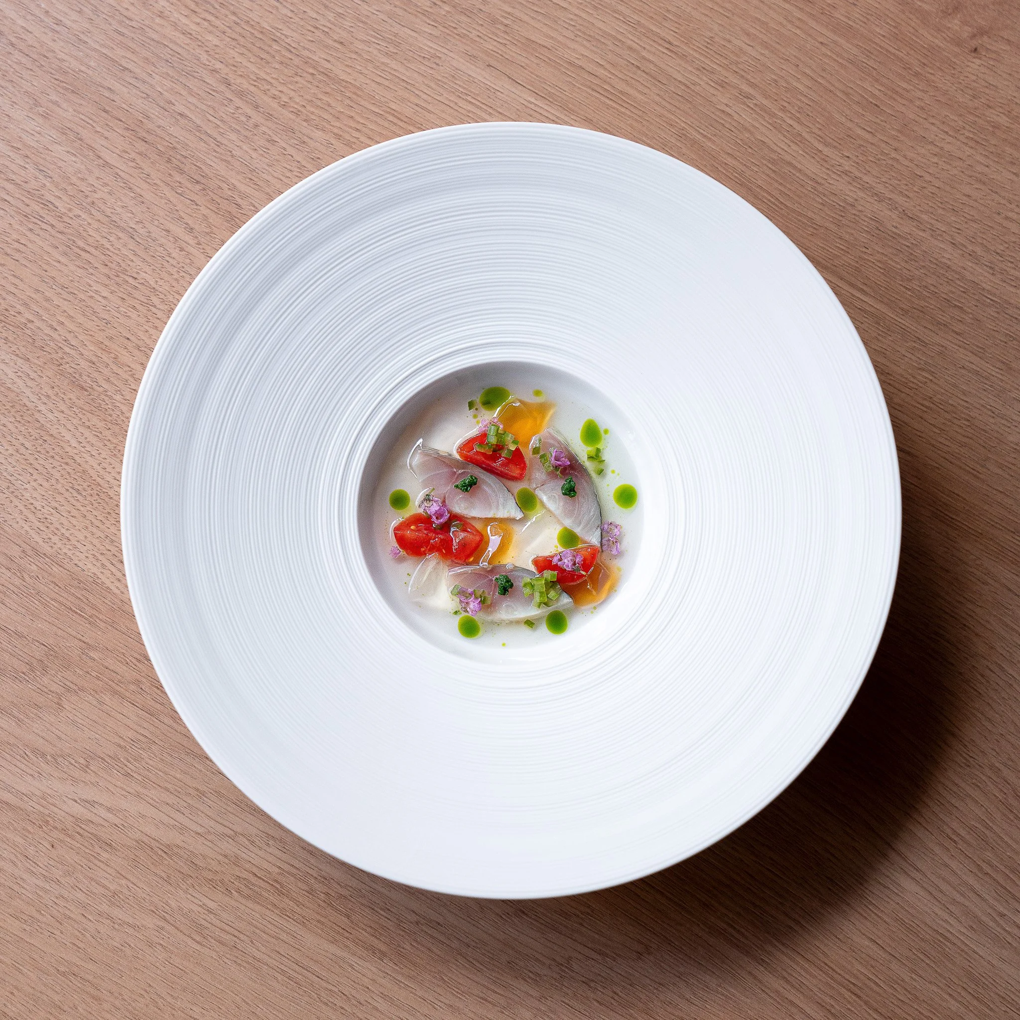 A Beautiful Balance: Smoked Cornish Mackerel with Sambaizu Jelly