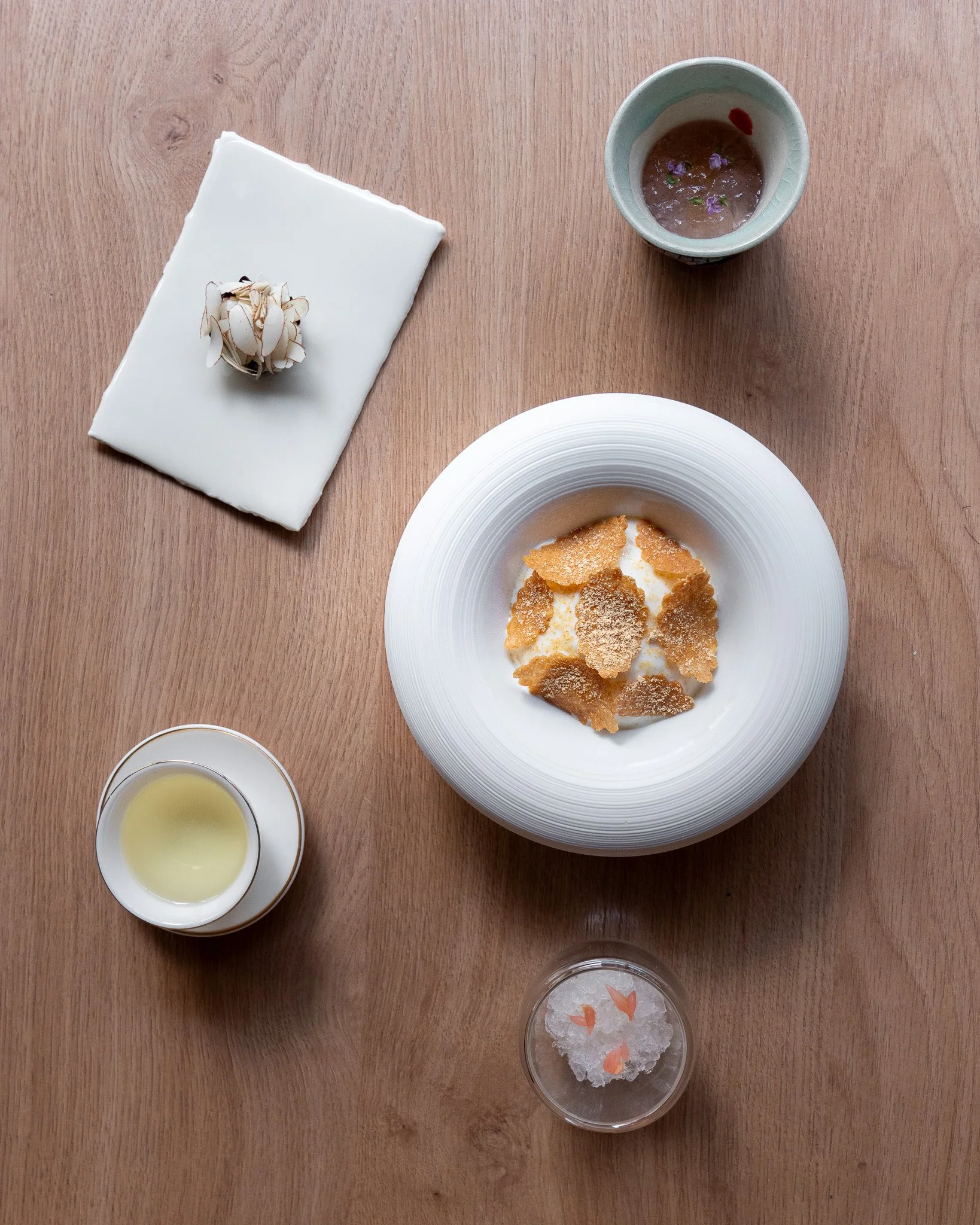 Desserts at Top Omakase restaurant in London