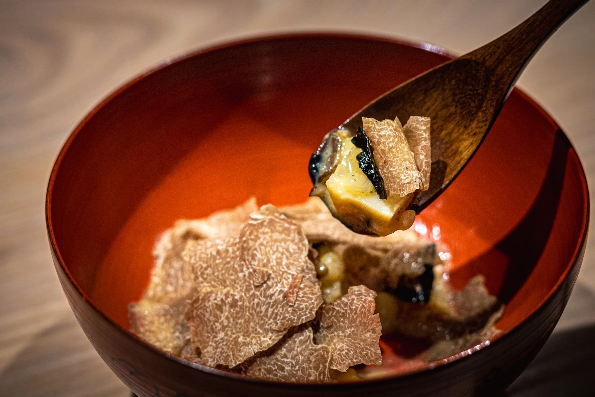 Abalone risotto with white truffes