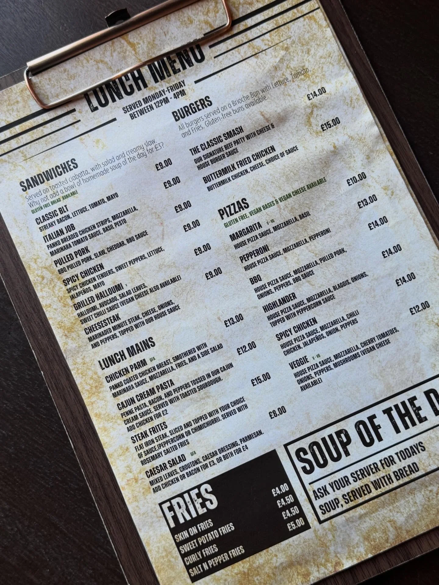 Lunch is served from 12&hellip; got plans?
If not, Riddoch&rsquo;s is the place.And with cocktails at just &pound;6&hellip; what more do you need for a midweek pick-me-up?