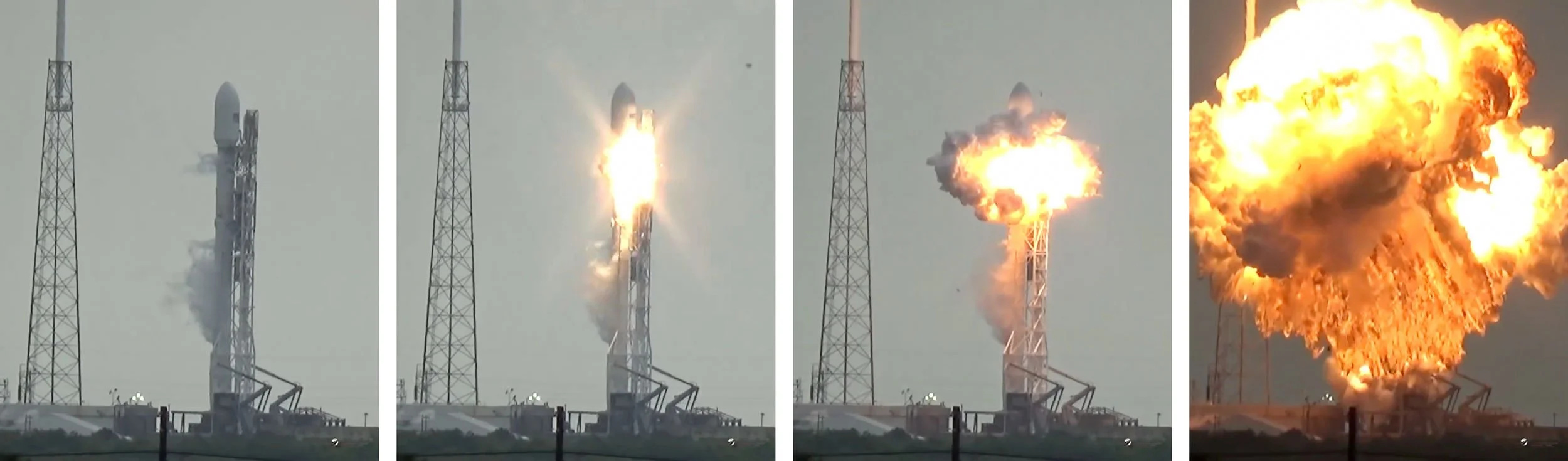 SpaceX Falcon 9 Explosion