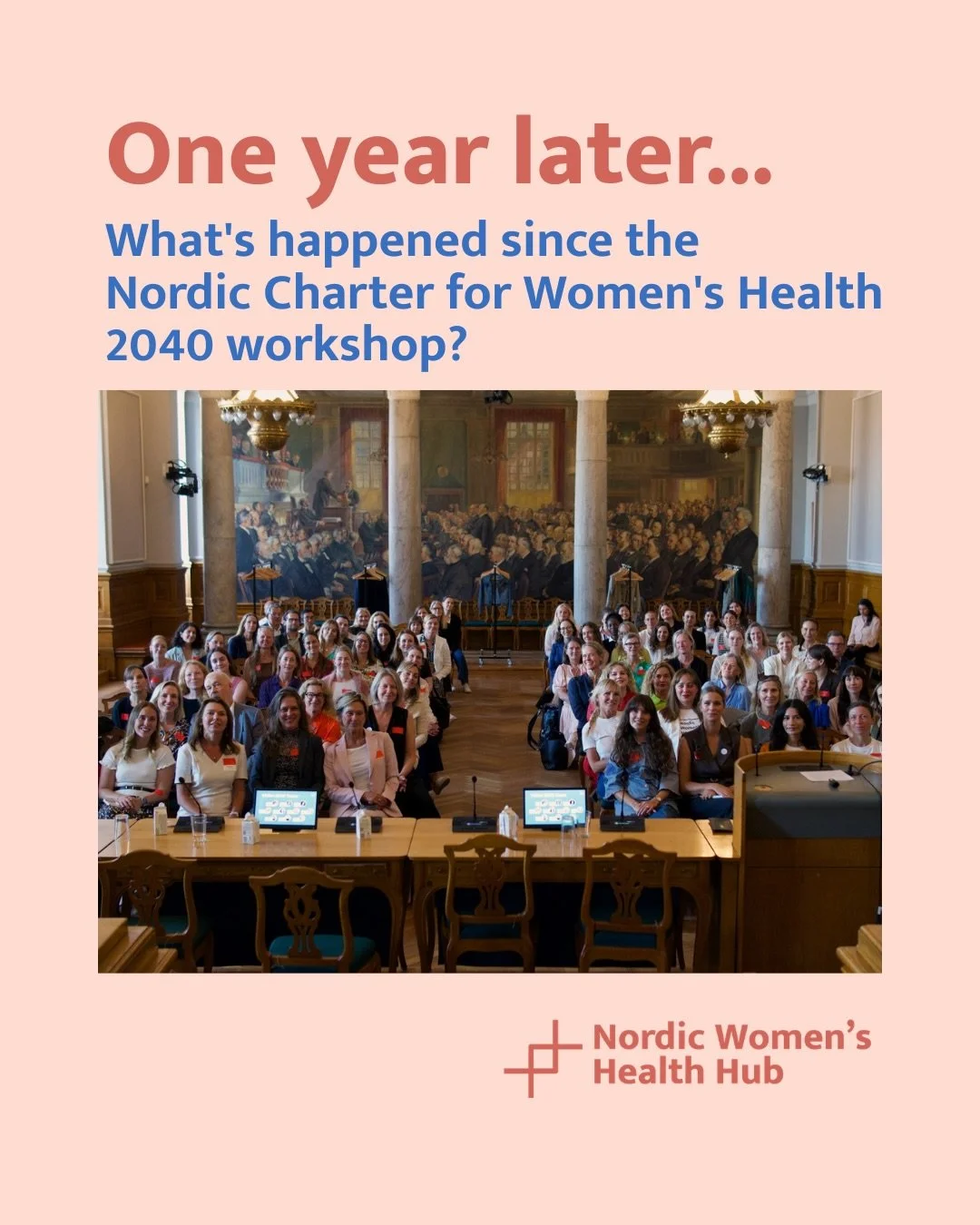 One year since the Nordic Charter for Women&rsquo;s Health 2040 was co-created at the Danish Parliament, here&rsquo;s what&rsquo;s happened across the region since. 🇩🇰🇫🇮🇮🇸🇳🇴🇸🇪

Swipe through for a look at some major progress that has been m