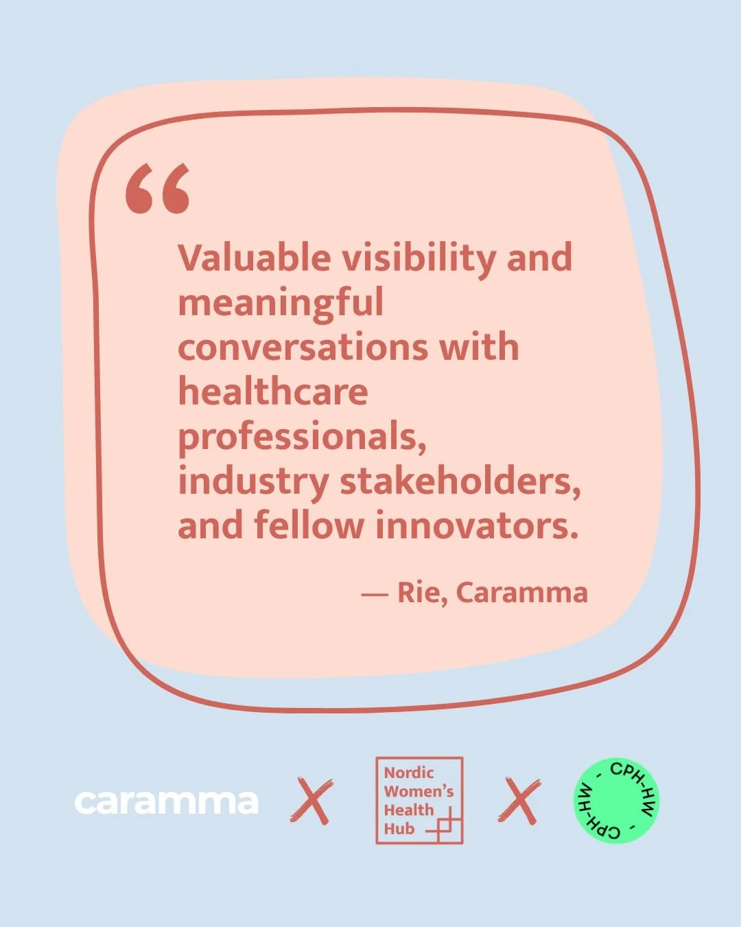 🎙️&ldquo;Exhibiting at Copenhagen Health Week through the Nordic Women&rsquo;s Health Hub gave Caramma valuable visibility and meaningful conversations with healthcare professionals, industry stakeholders, and fellow innovators. It was a well-organi