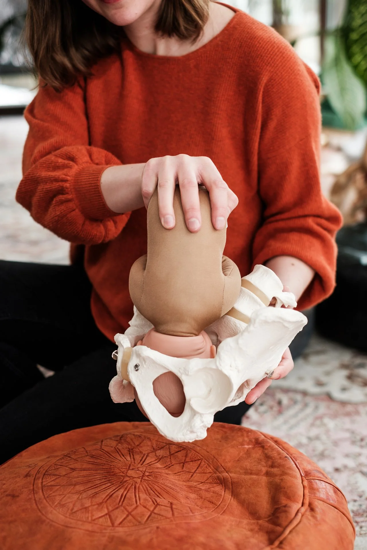 Doula tukee synnytykseen valmistautumisessa