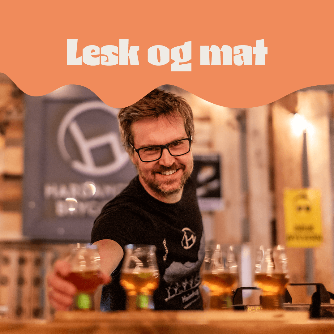 Lesk og mat. Skummesalen. Hardanger Bryggeri.