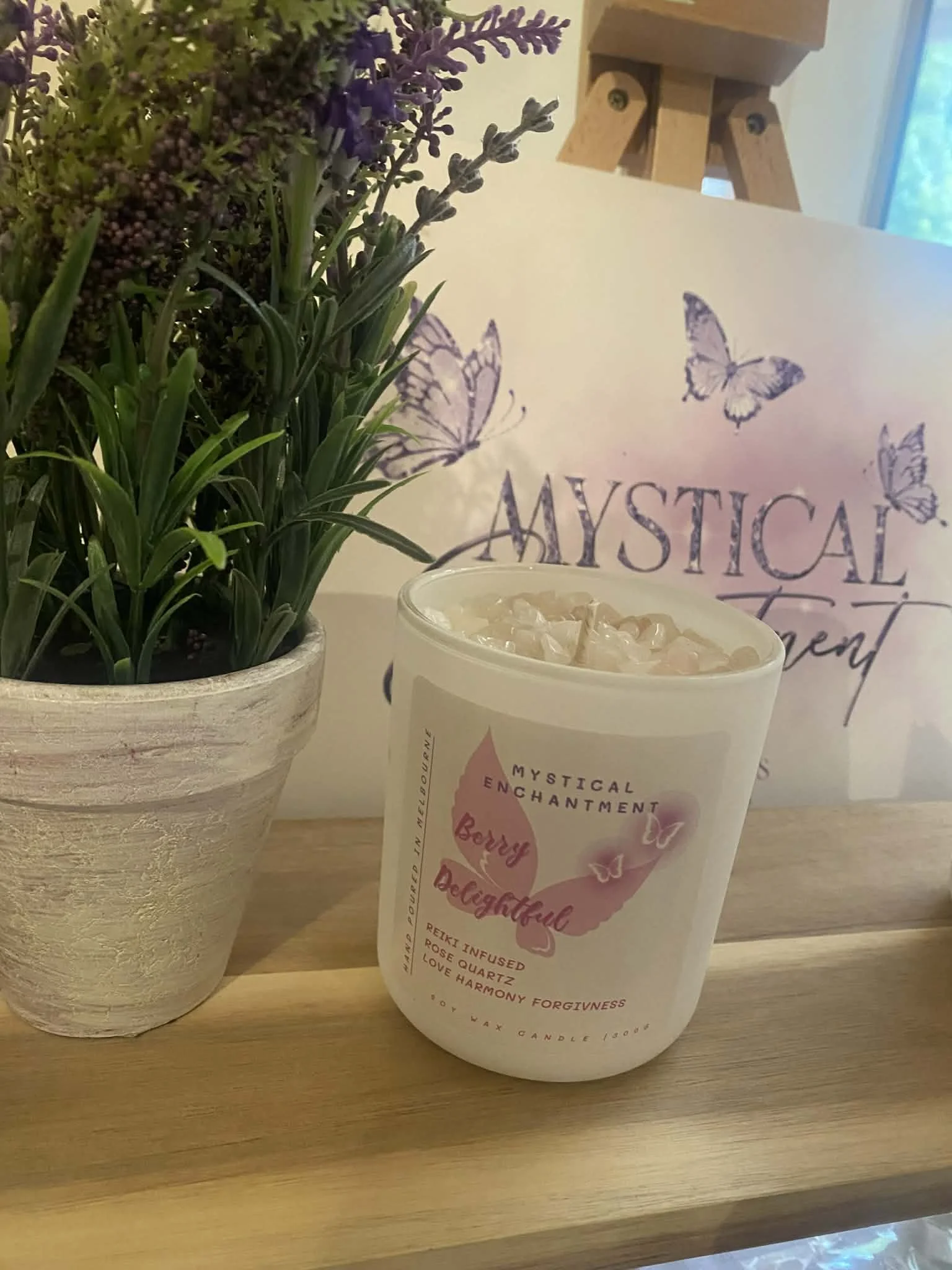 Berry Delightful Reiki Infused Candle