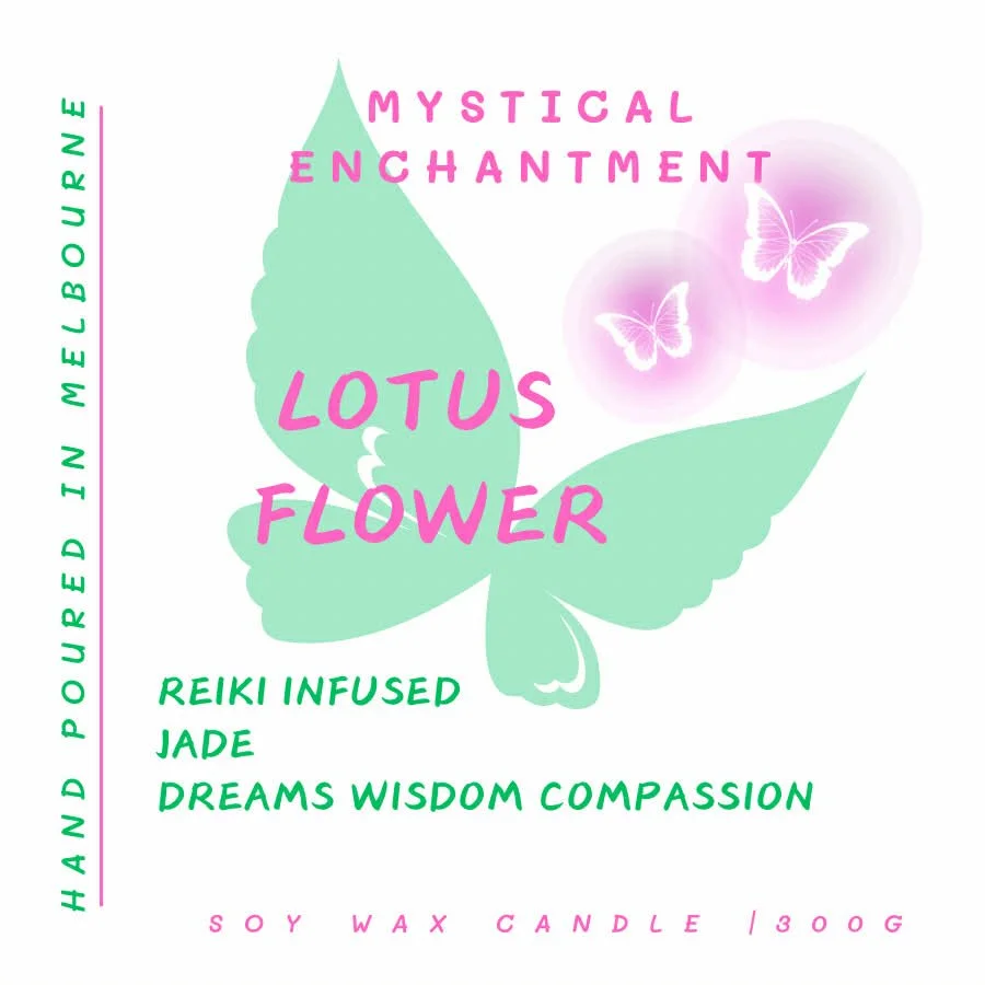 Mystical Enchantment Lotus Flower Candle 300 Grams