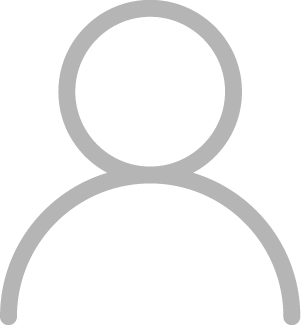 Placeholder or user avatar icon, gray outline of a person on a black background.
