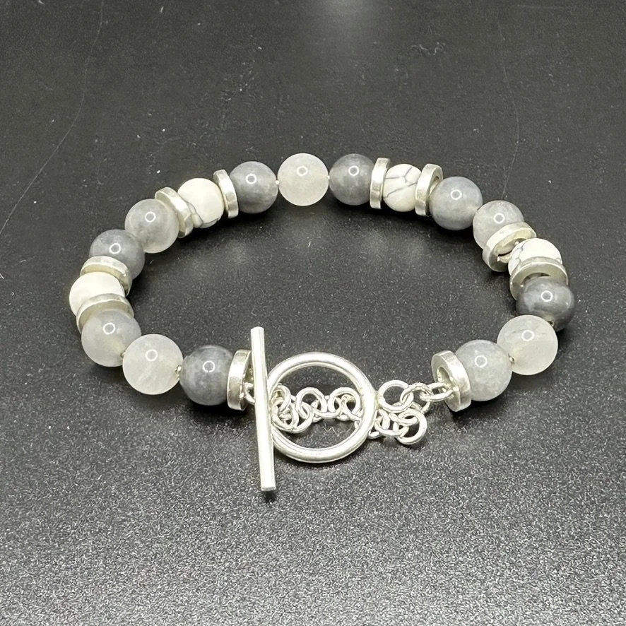 Natural Stone Bead Bracelet