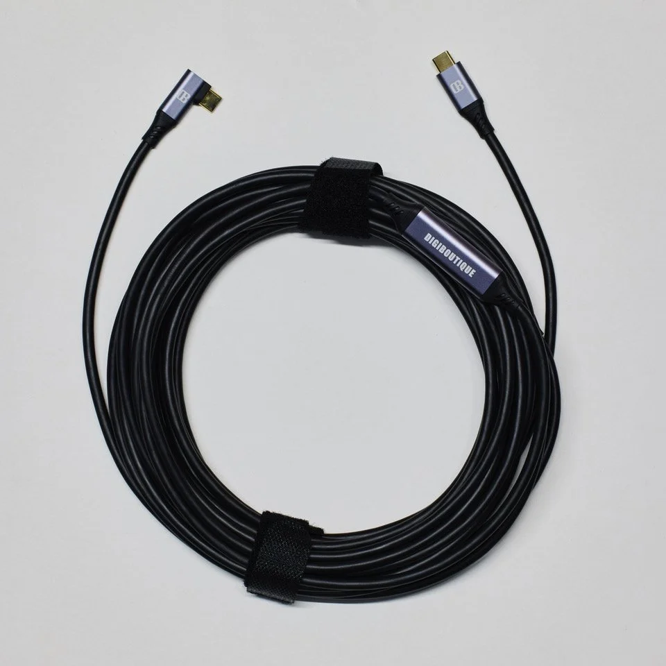 DB Tether Lead USBC-USBC Right Angle 10m 5Gbps