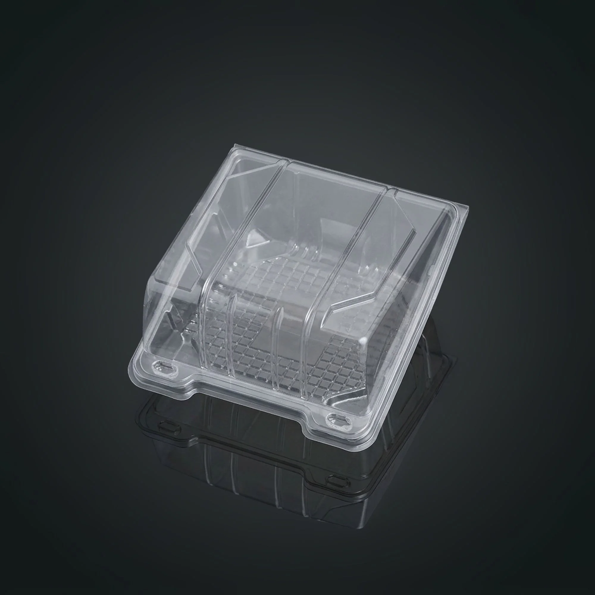 Bageriask liten, transparent (135x147x72 mm) – bageri/konditori
