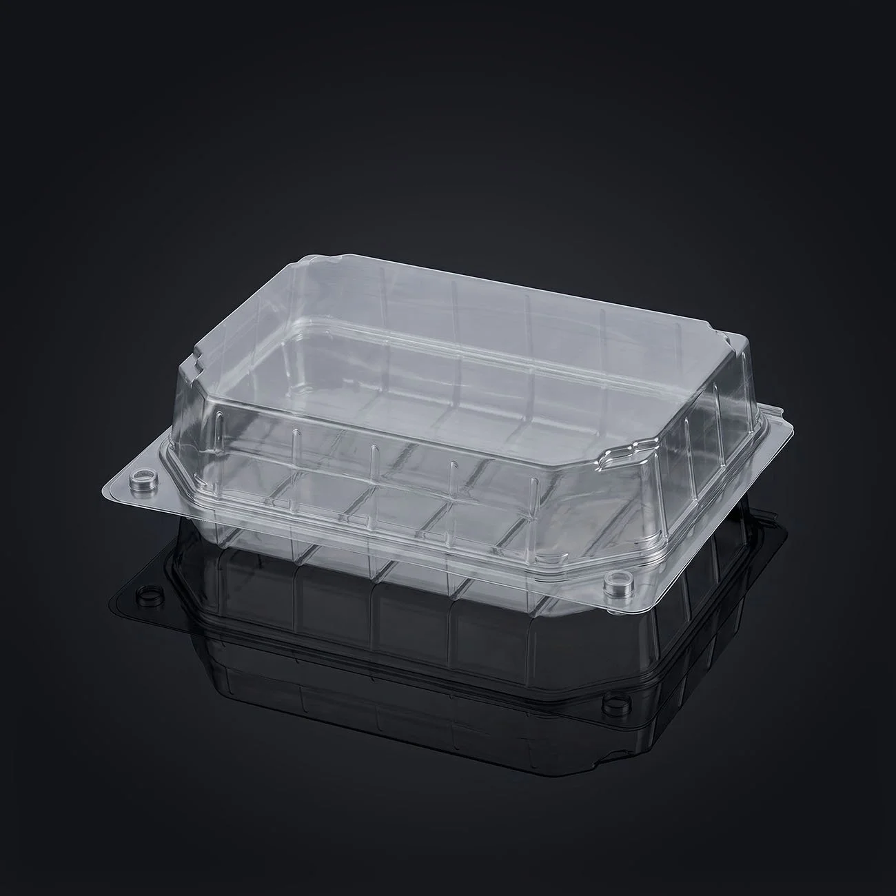Kakask, transparent (190x145x50 mm) – bageri/konditori