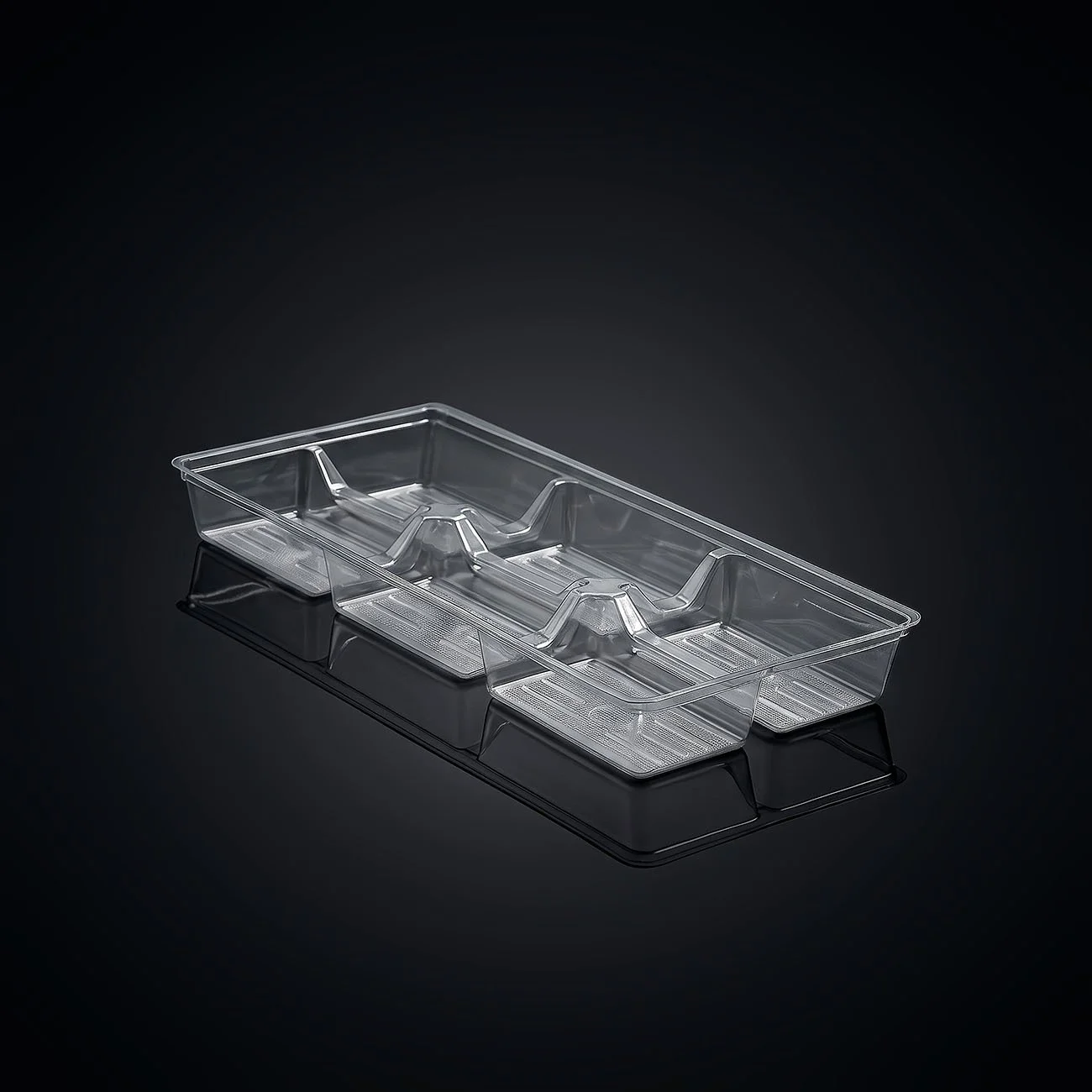 6-pack dammsugare, transparent (225x103x23 mm) – bageri/konditori