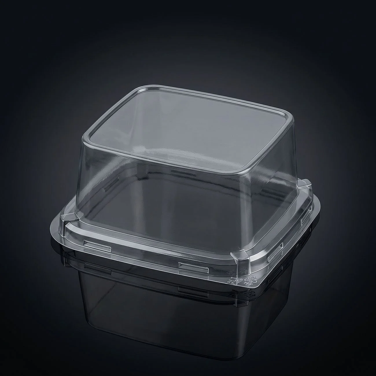 Bakelseform lock, transparent (145x155x63 mm) – bageri/konditori