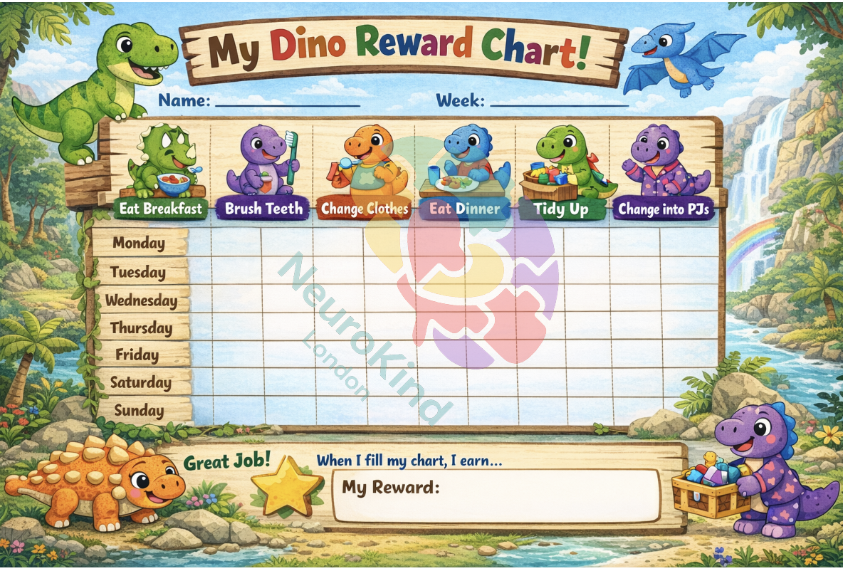 Dino Reward Chart