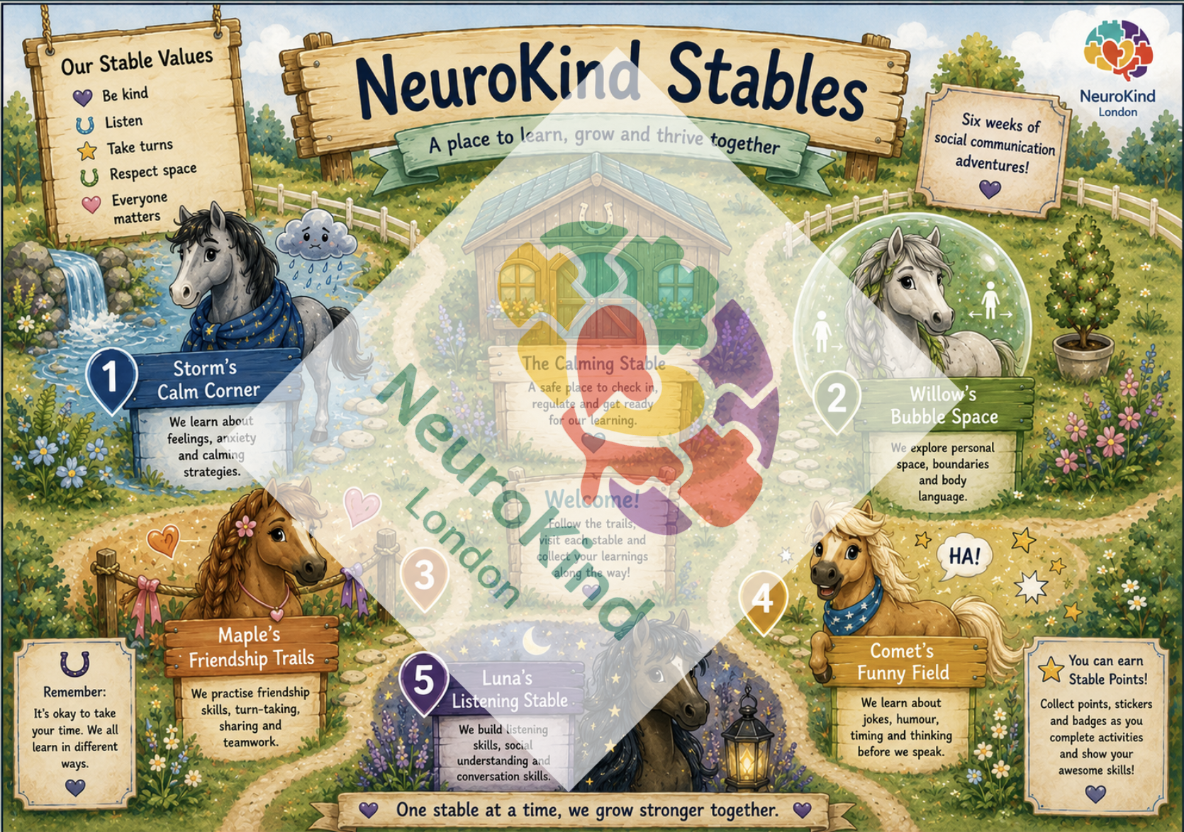 NeuroKind Stables™ Social Communication Intervention Pack
