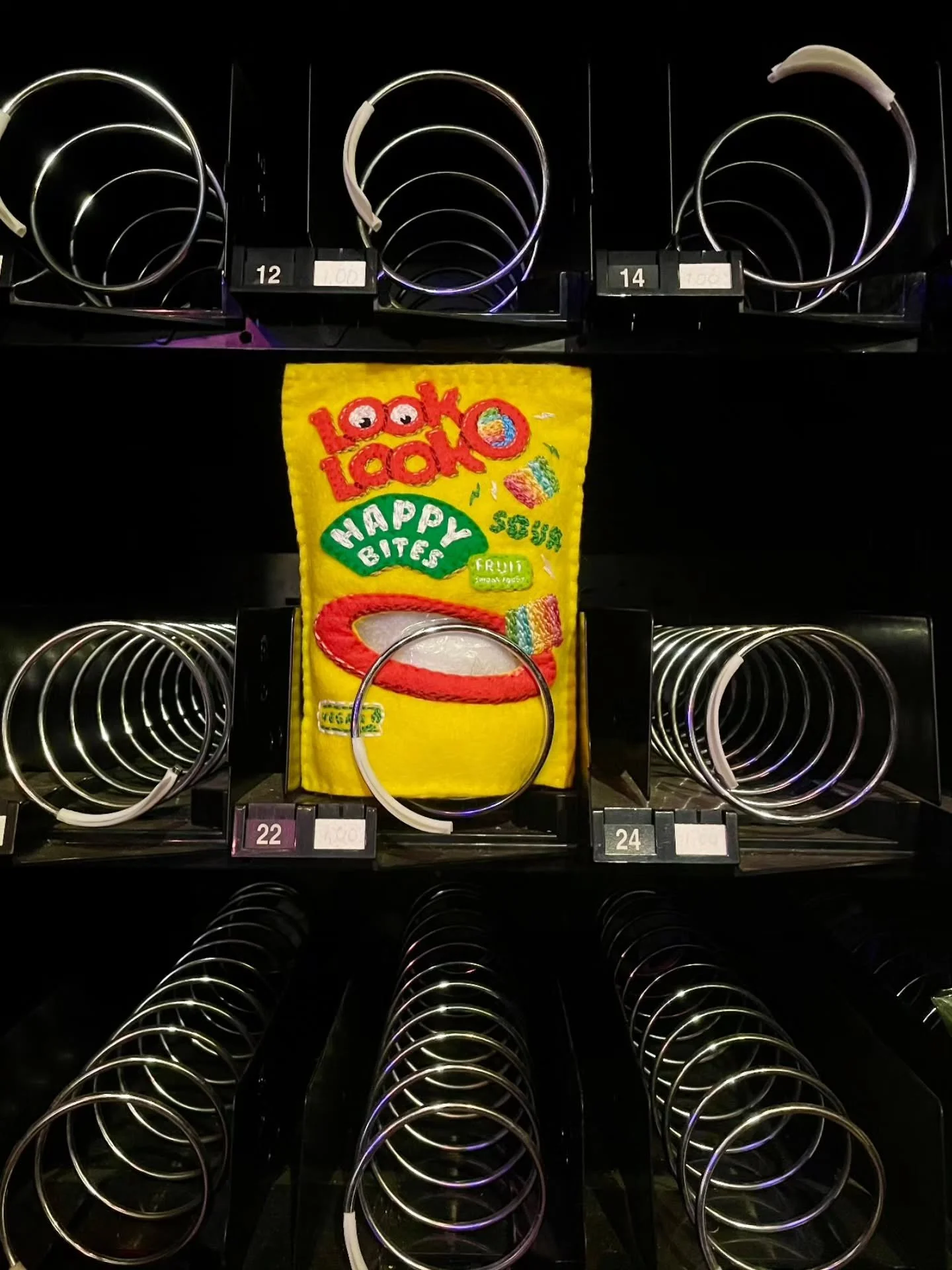 This Saturday we&rsquo;re opening our new vending machine! 🎉 sneak peek, the first candy is in it 🍬 and there is more to come!

In the second photo, you&rsquo;ll spot a photo of Skittles. This Saturday, there will be a large jar filled with Skittle