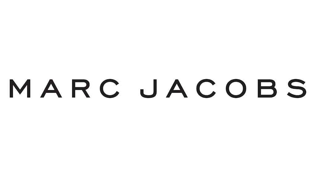The logo for Marc Jacobs, a fashion brand, with black text on a white background.