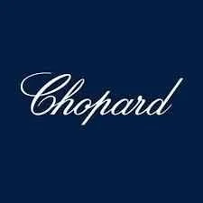 Chopard logo on a dark blue background
