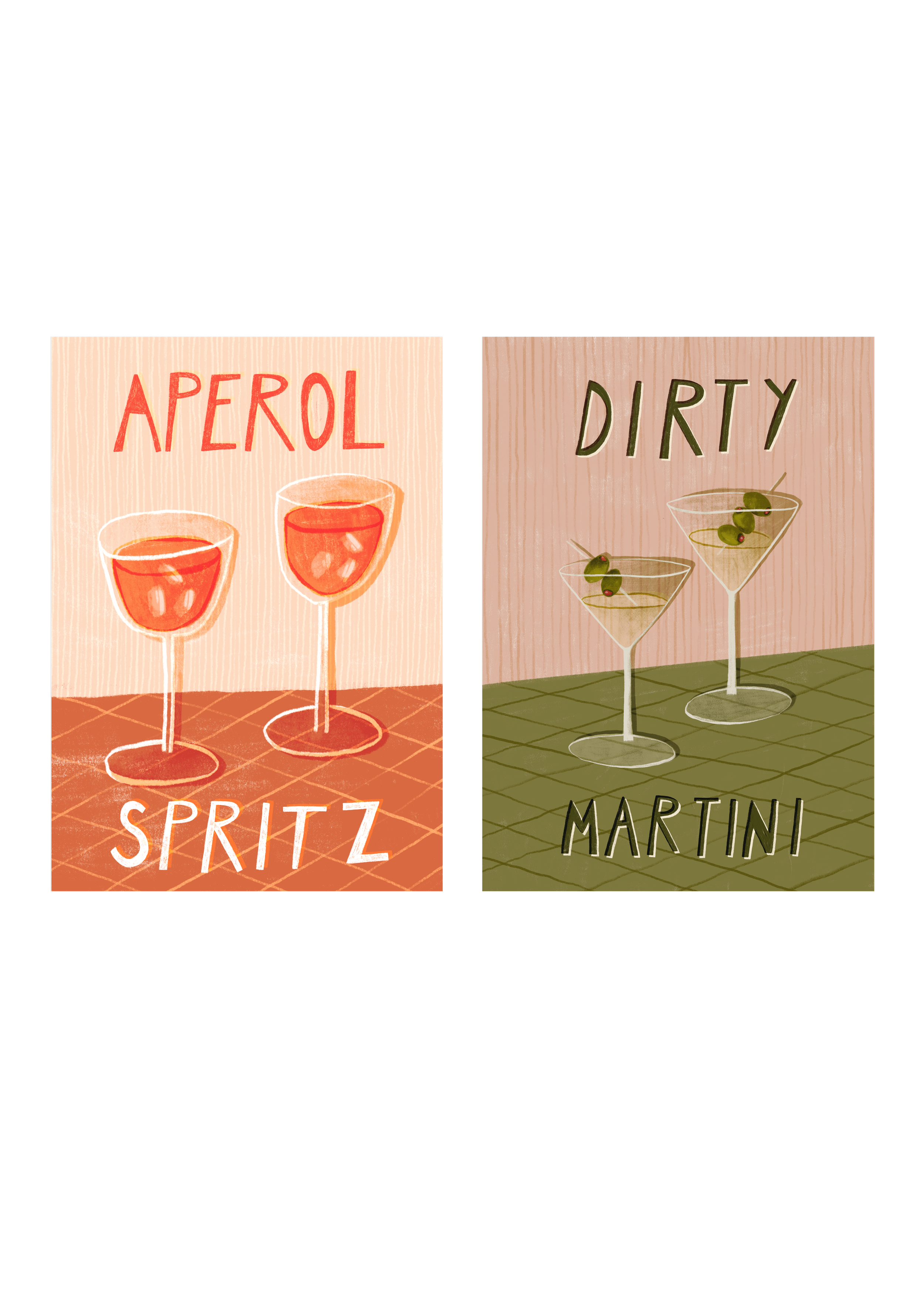 Bespoke Cocktail Illustrated Print
